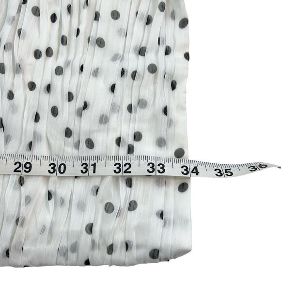 New Women’s Halston Analise Dress In Micro Dot Size 8 - Picture 9 of 9